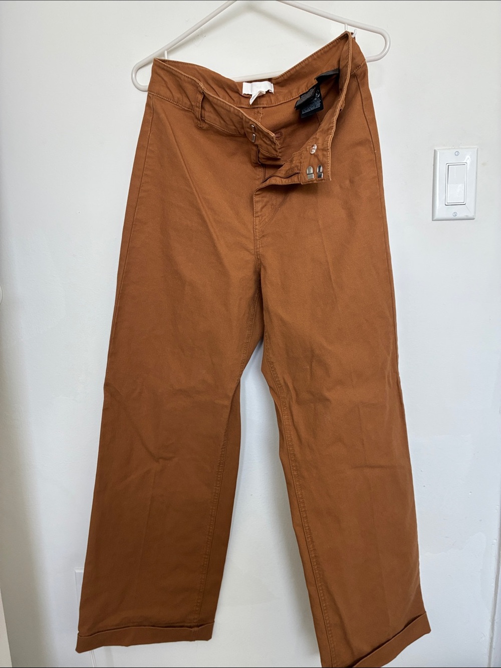 H&M Women's Chino Pants - Rust Brown